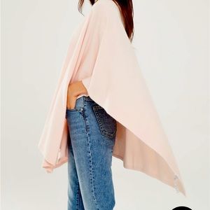 NWT Puli soft pink poncho